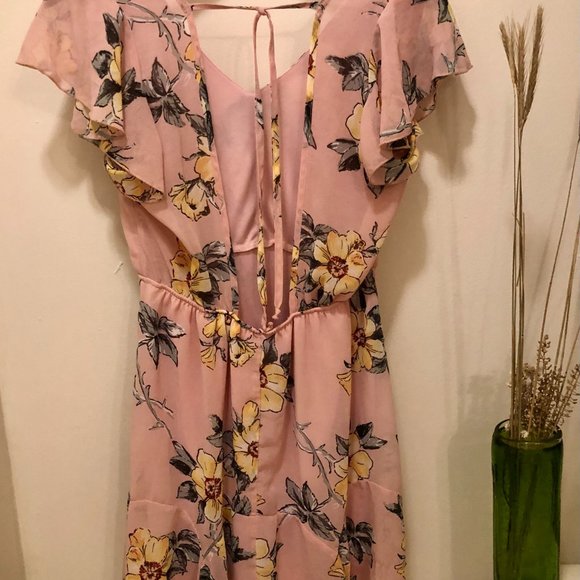 ROW A Pink Floral Dress - Picture 2 of 3